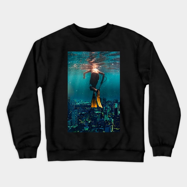 Sunken City Crewneck Sweatshirt by SeamlessOo